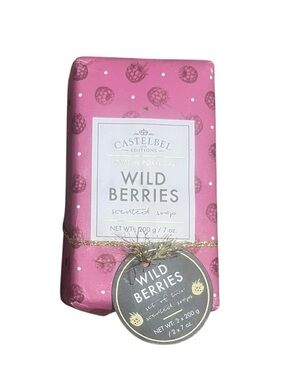 Castelbel Wild Berries Scented Soap Set 2 Pack Portugal 🍓✨